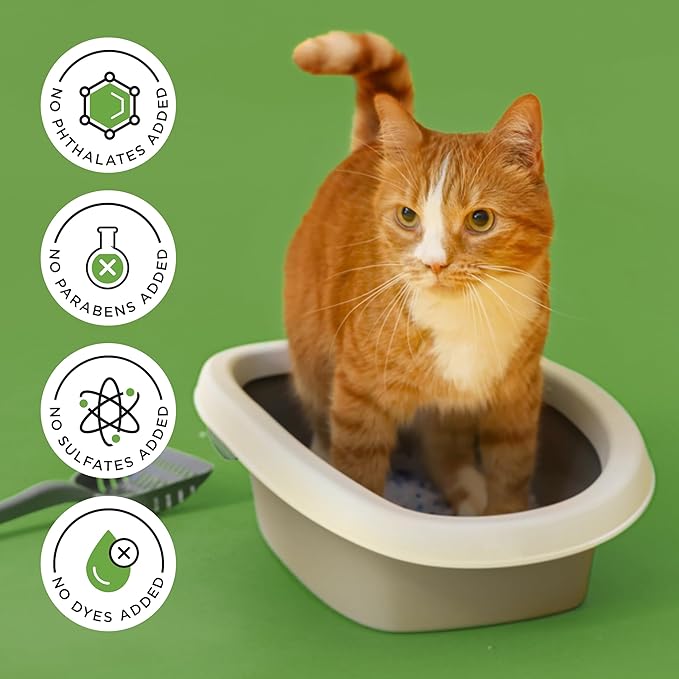 Pet-Pourri Smell Ya Litter Cat Litter Deodorizer Spray, Purrfectly Bamboo 3.4 Fl Oz, Up to 170 Uses, Pet Odor Remover with Essential Oils for Air, Carpet, Urine, Vet Recommended, Bergamot Bamboo Scent