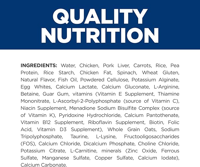 Hill's Prescription Diet k/d Early Support Kidney Care Chicken, Vegetable & Rice Stew Canned Cat Food, Veterinary Diet, 2.9 oz., 24-Pack Wet Food