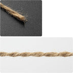 1/8 in (3mm) x 328 ft (100Meter) Natural Sisal Hemp Rope Heavy Duty Thick Twine for Cat Scratcher Post Tree, Garden, Binding, Crafts Packing Material