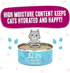 B.F.F. Play - Best Feline Friend Paté Lovers, Aw Yeah!, Tuna & Duck Double Dare with Tuna & Duck, 5.5oz Can (Pack of 8)