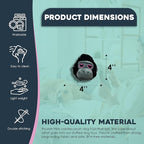 Flourish Pets 2 in 1 Multi-Layer Chew Toy for Active Dogs | Non-Toxic BPA Free Double Stitched Soft Fabric Exterior Dog Toys | Long-Lasting Dog Plush Toys –Love Gorilla 3.5"