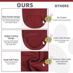 KOOLTAIL Basic Dog Hoodie - Soft and Warm Dog Hoodie Sweater with Leash Hole and Pocket, Dog Winter Coat, Cold Weather Clothes Sweatshirt for Small Medium Large Dogs Puppy Cat Boys Girls Deep Red S