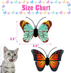 Catnip Toys for Cat, Crinkle Toys for Indoor Cats,2 Pack Cute Butterfly Toys for Cats &Kitty& Kitten