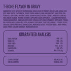 A Strong Heart Wet Dog Food, T-Bone Flavor in Gravy - 5.5 oz Cans (Pack of 24), Made in The USA with Real Beef