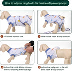 Kuoser Recovery Suit for Dogs Cats After Surgery, Professional Pet Recovery Shirt Dog Abdominal Wounds Bandages, Substitute E-Collar & Cone,Prevent Licking Dog Onesies Pet Surgery Recovery Suit