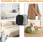 2PCS Upgraded 5-Finger Pet Hair Removal Glove for Cats & Dogs, Reusable Electrostatic Pet Hair Remover Gloves, Efficient Pet Grooming Gloves Brush Tool for Furniture, Clothing, Couch & Carpet