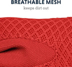 Ruffwear, Grip Trex Dog Shoes, Non-Slip Boots for Hot Pavement & Snow, Weatherproof Paw Protection with Breathable Mesh, Rugged Sole for Hiking, Red Sumac, 1.75"