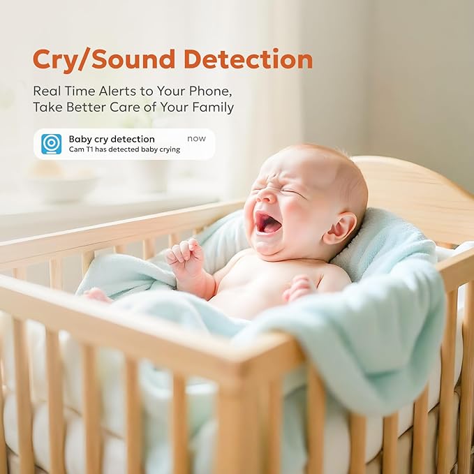 owltron Indoor Security Camera, 2K Cameras for Home Security with Motion Detection, Pet Cam & Baby Monitor with Night Vision, 2.4 GHz WiFi Two-Way Talk, Cloud/SD Storage, Works with Alexa