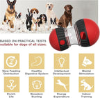 Dog Treat Dispensing Toys Indestructible Food Ball Adjustable Interactive Enrichment Toy for Small Large Dog to Keep Them Busy Stimulating IQ Training Puppy Slow Feeder for Bordom Indoor Gift