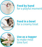 100Tubes Cat Treat Snack Wet Lickable Squeeze Stick Lickable Treats for Dogs & Cats Squeezable Creamy Purée Cat Snack Chicken Lickable with Multivitamin Lickable pet Treats Healthy Grain-Free