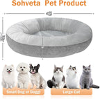 Heated Cat Bed for Cats and Small Dogs, Winter Cozy Heated Pet Bed with Warming Constant Temp, Washable Cat Bed for Indoor Cats, Electric Cat Heating Pad for Kittens, Folded Ear Cats, Elder Cats