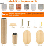 Cat Wall Shelves,Transformable Cat Scratching Post Wall Mounted, DIY Wall Mounted Cat Furniture for Climbing, Play, Nap (4-Layer)