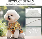 Fall Dog Shirt for Large Dogs Girls Boys Pet Collared Outfit for Chihuahua, Yorkie & Cats Plaid Doggy Clothes Apparel Button Up Tee Soft Summer Costume for Birthday, Photos, Travel