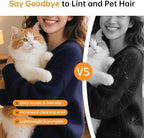 2PCS Pet Hair Removal Glove for Cats & Dogs Five-Finger Electrostatic Magic Brush Pet Hair Remover Glove for Clothing, Couch, Carpet, Furniture, Car Seat