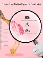 7 OZ Freeze Dried Little Quail Treats for Dogs Cats, High Protein Raw Dog Food, Single Fresh Ingredient Treats, Rawhide Free