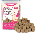 Freeze Dried Cats & Dogs Raw Treats, All Natural Single Ingredient Chicken Liver, High Protein Healthy Pet Training Treats or Food Topper, 10.6 oz