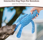 SHARLOVY No Stuffing Dog Toys 5 Pack, Crinkle Interactive Dogs Toy for Boredom, Puppy Toys for Teething to Keep Them Busy, Cute Squeaky Dogs Toy for Small, Medium, and Large Breed