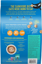 Tiki Cat Born Carnivore High Protein Dry Cat Food, Herring & Salmon Meal, 2.8 lbs. Bag