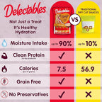 New! Delectables Squeeze Up Tuna Variety Pack, Creamy Squeezable Puree, Lickable Wet Cat Treats, Grain-Free, No Added Fillers, 0.5 Ounces Tube, 48 Tubes Total