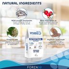Forza10 Active Intestinal Support Diet Dry Cat Food for Adult Cats, Cat Food Dry for Upset Stomach, Diarrhea and Intestinal Disorders, Wild Caught Anchovy Flavor, 4 Pound Bag