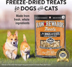 Northwest Naturals Raw Rewards Freeze-Dried Sweet Potato Treats for Dogs and Cats - Bite-Sized Pieces - Healthy, 1 Ingredient, Human Grade Ingredients, All Natural, Proudly Made in USA, 2 Oz