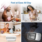 VTech VM819 Baby Monitor with Camera and Audio, 2.8” Screen Portable Baby Camera, Night Vision, 2-Way Audio, Temperature Sensor and Lullabies, Secure Transmission No WiFi, Ideal for Baby/Elderly/Pet