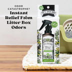 Pet-Pourri Smell Ya Litter Cat Litter Deodorizer Spray, Purrfectly Bamboo 3.4 Fl Oz, Up to 170 Uses, Pet Odor Remover with Essential Oils for Air, Carpet, Urine, Vet Recommended, Bergamot Bamboo Scent