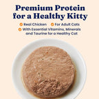Solid Gold Wet Food Pate Flavorful Feast - 3 Count Sample Pack - Canned Cat Food Made with Real Chicken - Grain Free for Sensitive Stomach & Healthy Living