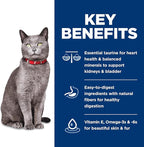 Hill's Science Diet Adult 7+, Senior Adult 7+ Premium Nutrition, Dry Cat Food, No Corn, Wheat, Soy Chicken & Brown Rice, 3.5 lb Bag