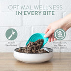 The New Zealand Natural Pet Food Co Meow Air Dried Cat Food - Venison Recipe, High Protein Dry Food Use as a Complete Diet, Topper, Mixer, or as Cat Training Treats, All Life Stages, 26.5 oz