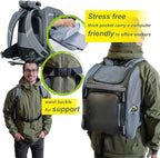 Expandable Pet Carrier, Airline-Approved Foldable and Detachable Backpack, Fits 13lbs Cat&11lbs Small Puppy Dog, for Car Travel,Camping and Emergency Transportation and Shelter (Grey)