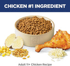 Hill's Science Diet Adult 11+, Senior Adult 11+ Premium Nutrition, Dry Cat Food, Chicken Recipe, 15.5 lb Bag