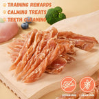 Dog Treats Chicken Jerky Strips for Dogs, Natural Healthy Dog Jekry with Taurine, Real Chicken Twists High Protain Low Fat, Training Rewards Treats for Small Medium Large Dogs 10.6 oz