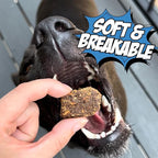 Chippin Fish, Pumpkin, Apple Grain-Free Dog & Cat Treats (5oz, 1-Pack) | USA Wild-Caught Fish | Hypoallergenic, Chicken-Free | Best Training Treats | Puppies & Senior Dogs | Low Fat Dog Treats