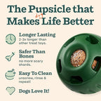 WOOF Starter Pack - Interactive Dog Toys for Boredom - Dog Treat Molds Silicone - Chicken-Flavored Healthy Treats for Dogs - Pupsicle Doggy Enrichment Toy - for Small Pups - 10-25 lbs