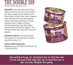 Weruva Cats in The Kitchen, The Double Dip with Chicken & Beef Au Jus Cat Food, 3.2oz Can (Pack of 24)
