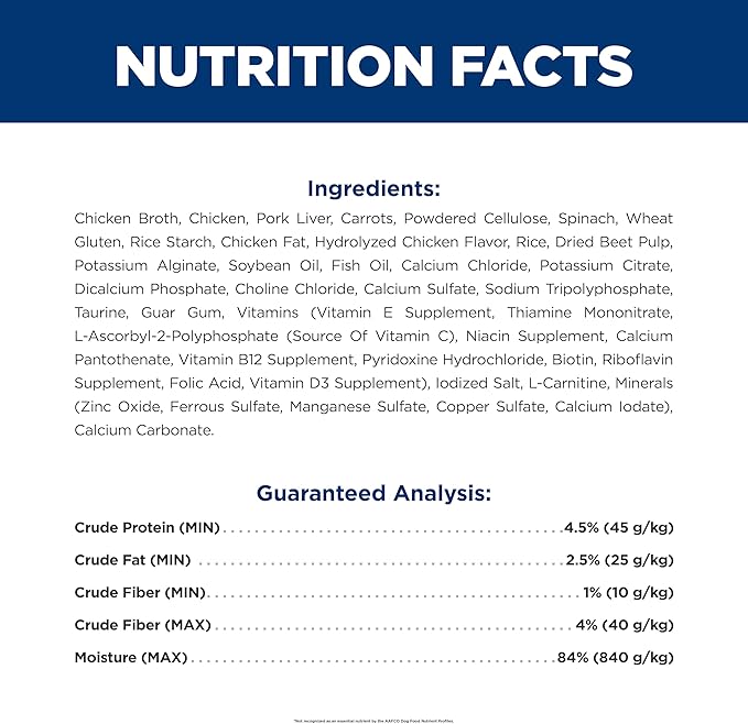 Hill's Science Diet Urinary Hairball Control Adult 1-6 Wet Cat Food, Chicken & Vegetables Stew, 2.9 oz Cans, Pack of 24