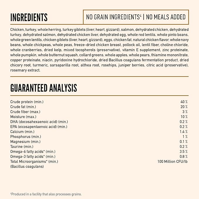 ORIJEN Wild Reserve Dry Cat Food Free-Run Chicken & Wild-Caught Fish Recipe 3.5lb Bag