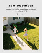 youkey 4K Wired Security Camera Outdoor, F1.0 Color24 Night Vision, Plug-in Cameras for Home Security Outside, 24/7 Continuous Recording, 130°FOV, 2.4/5GHz WiFi 6, Bluetooth Pairing, No Monthly Fees