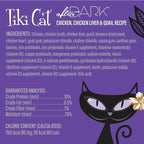 Tiki Cat After Dark Soft Pate, Chicken & Quail Egg, High-Protein Ingredients, Wet Cat Food for Adult Cats, 3 oz. Can (12 Count)