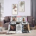 Funnylife Cat Memorial Blanket - Personalized Cat Loss Keepsake, 30" x 40"
