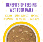 Weruva B.F.F. OMG - Best Feline Friend Oh My Gravy, Yahoo Yellows Variety Pack, 2.8oz Can (Pack of 12)