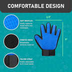 Maxpower Planet Pet Grooming Brush - Double Sided Shedding and Dematting Undercoat Rake Comb for Dogs and Cats,Extra Wide (C1 - Brush & Gloves, Large)