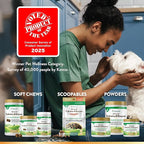 NaturVet Advanced Probiotics & Enzymes, PB6 Dog Soft Chews to Help Sensitive Stomachs and Digestive Issues, Hickory Smoked Bacon Flavored Pet Supplement for Dogs Over 6 Weeks, 120 Count Jar