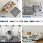PUPIBOO Washable Pee Pads for Dogs and Cats - XXL (1 Pack) 6 FT X 6 FT Super Absorbent Reusable Puppy Training Pads - 100% Waterproof, Leak-Proof & Non-Slip Whelping Pads for Pet Housebreaking