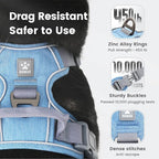 Pawaii No Pull Dog Harness with Pet ID Tag,Reflective Strips No Choke Front O Ring Breathable Mesh Adjustable Soft Padded Pet Vest with Easy Control Handle for Small Dogs