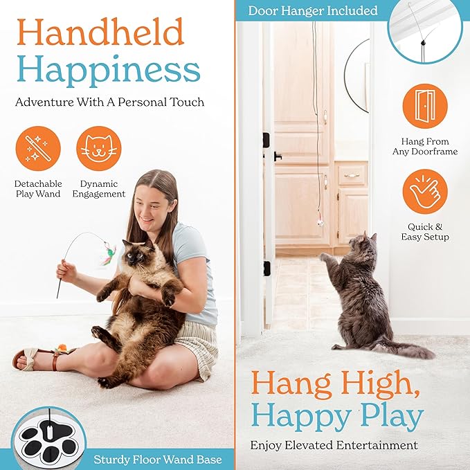 18pcs Interactive Cat Toys for Indoor Cats Suction Cup Cat Toys for Indoor Cats Bird Hunting Slefplay Simulation for Kitten Flying Bird Toy Feather Wand Attachments