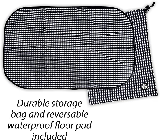 Necoichi Stress-Free Enclosure Cat Travel Carrier Cage 31.8" L x 20.0" W x 20.0" H with Litter Box Set Collapsible Gray White Stripes | Pop up Kannel, Crates