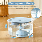 Dog Water Fountain for Medium Large Dogs, 10L/338oz Automatic Cat Water Fountain with Multi-Filtration & Deeper Drinking Area, Ultra-Quiet Dog Water Bowl Dispenser, Great for Multi-Pet Home