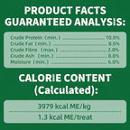 Just Try 13.4 0Z Cat Grass Treats Salmon Oil Natural Salmon Kitten Healthy Cat Treats Training Biscuits Snacks Fish Oil Omega 3 Supplements for Cats Joint Support & Skin Coat Health